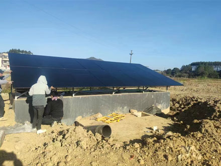 新能源青湖路街道污水处理设备