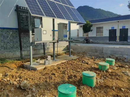 新能源青湖路街道污水处理设备