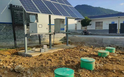 新能源青湖路街道污水处理设备